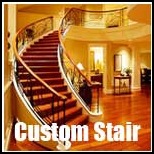 hardwood custom staircase